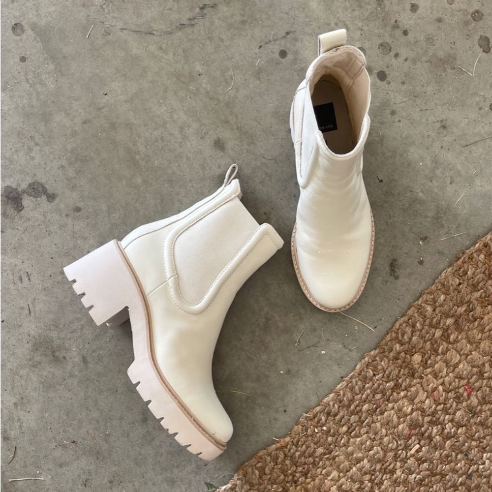 Hawk H2O Booties Ivory Leather